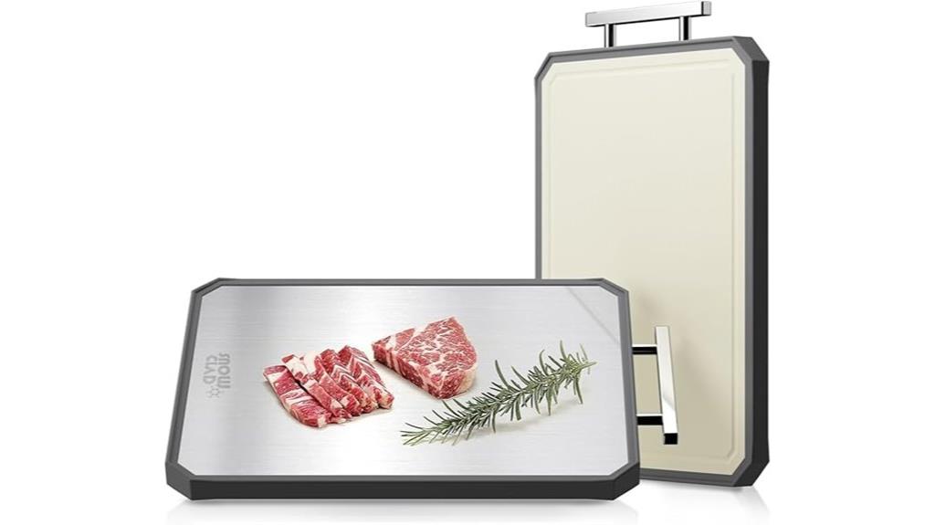 stainless steel cutting board