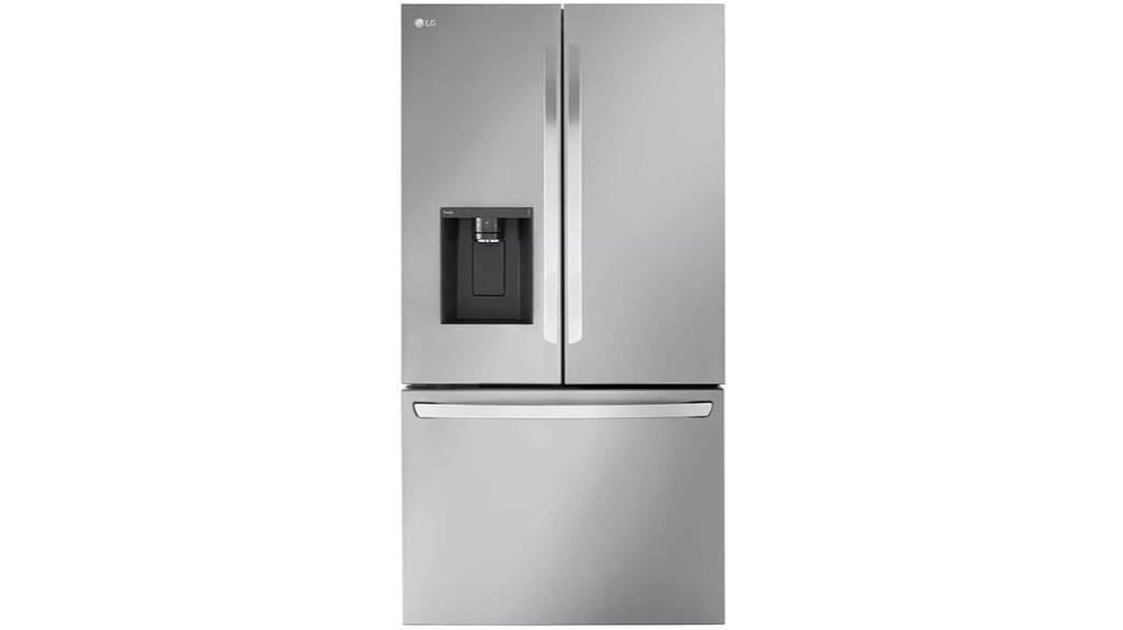 stainless steel smart refrigerator