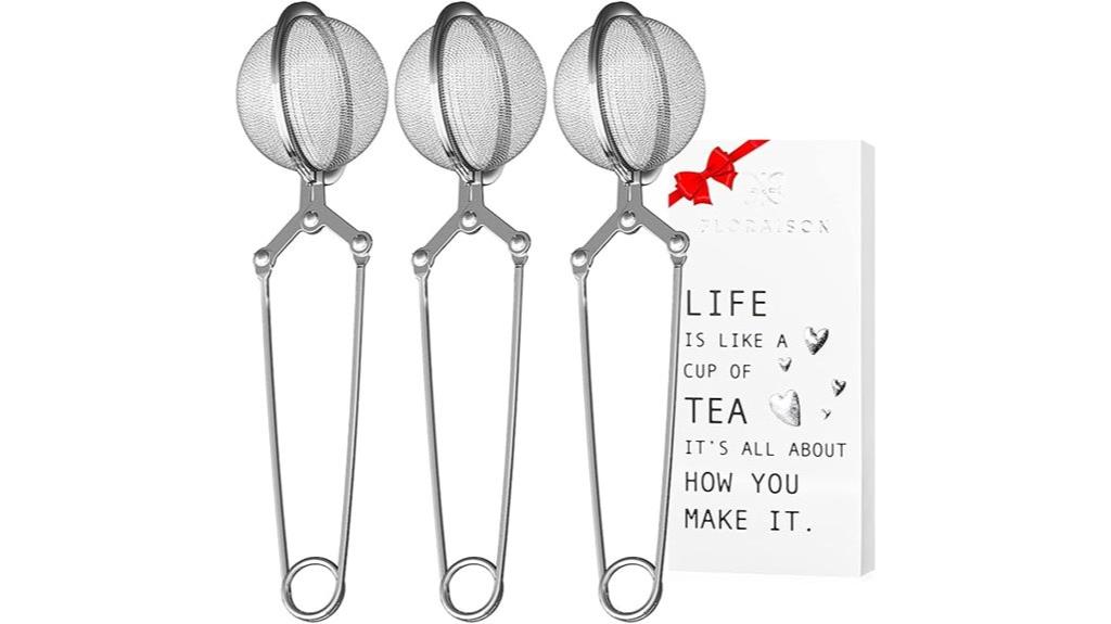 tea strainer pack handle