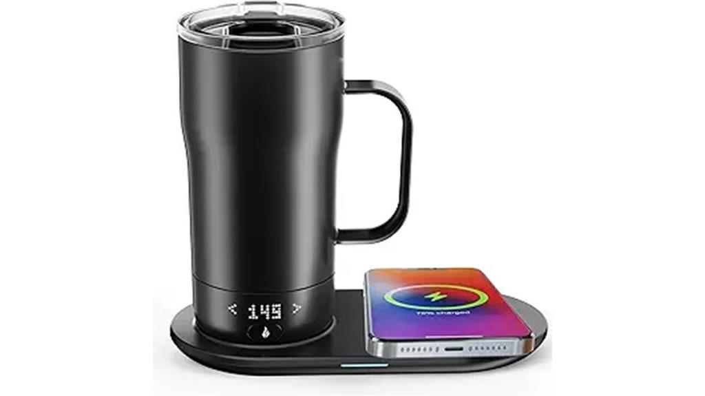 temperature controlled coffee mug