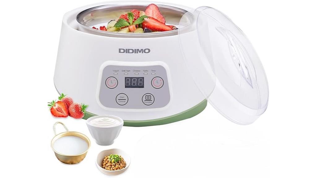 timer controlled yogurt maker