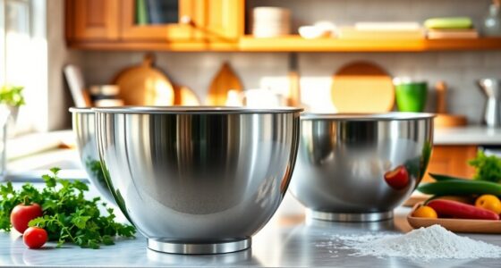 top stainless steel bowls