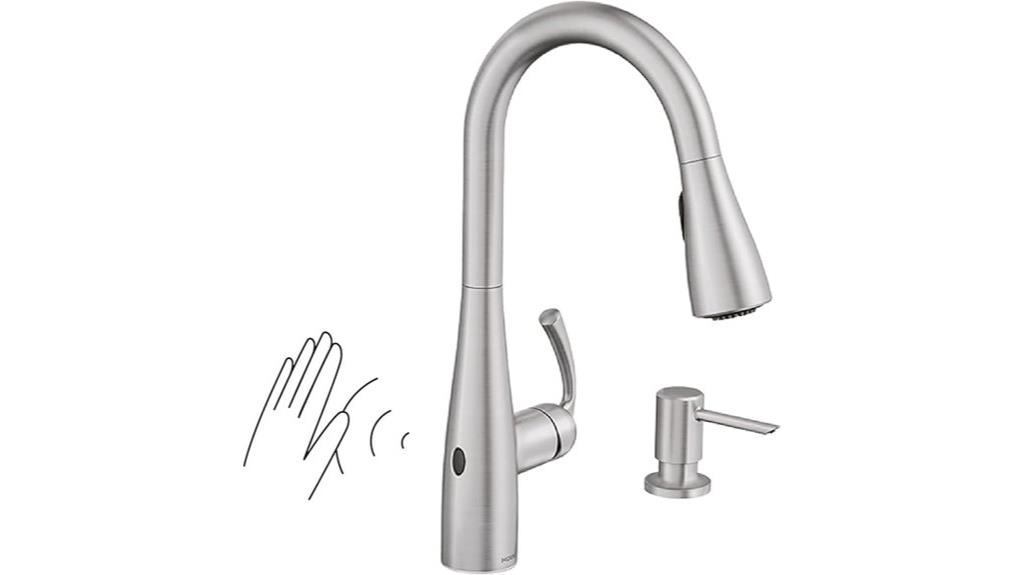 touchless kitchen faucet set