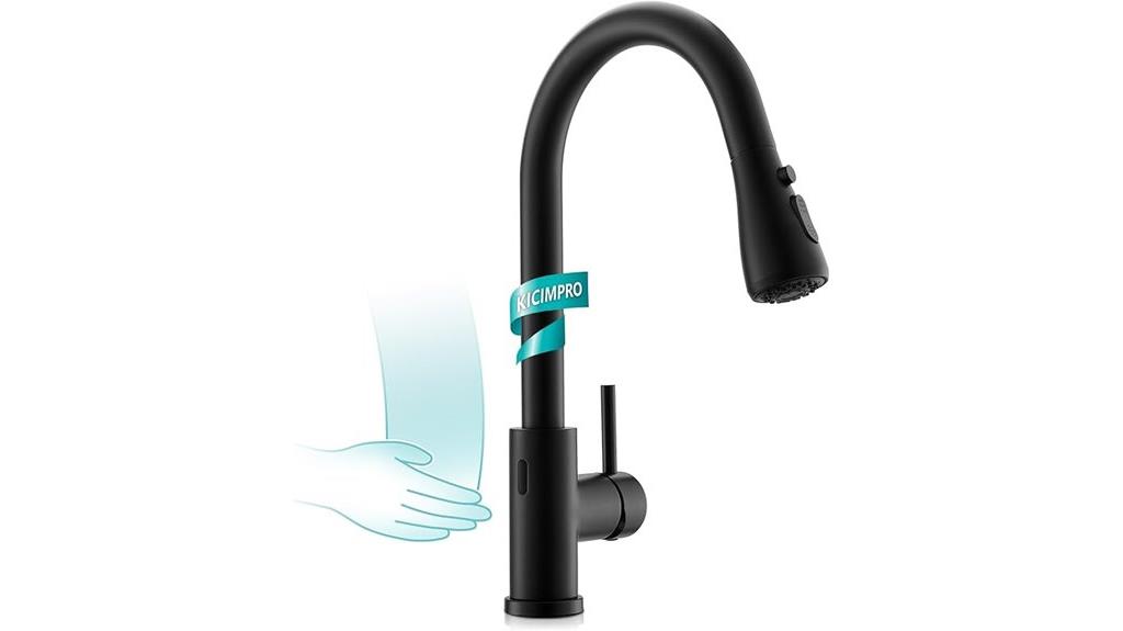 touchless pull down faucet