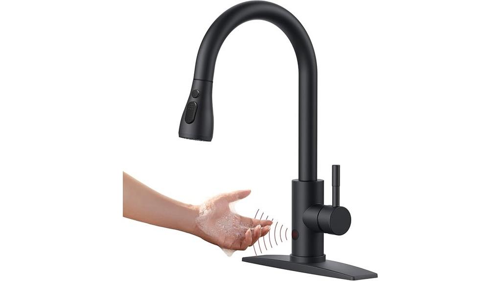 touchless pull down faucet