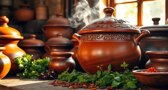 traditional clay pots cooking