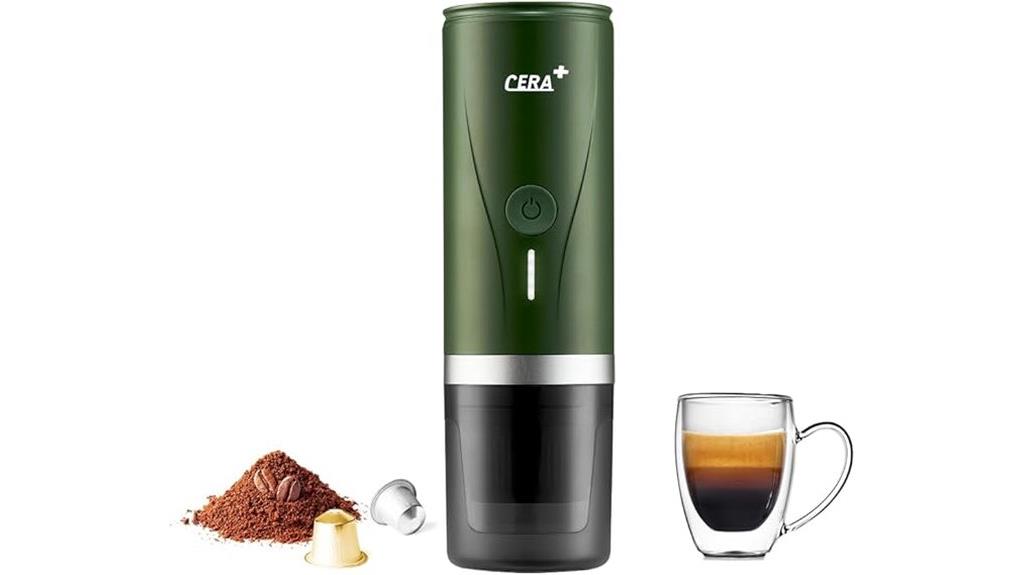 travel friendly espresso maker