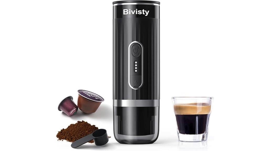 travel friendly espresso maker