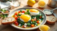 turkish inspired egg dish