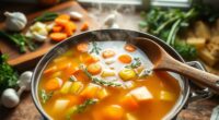 vegetable broth preparation instructions