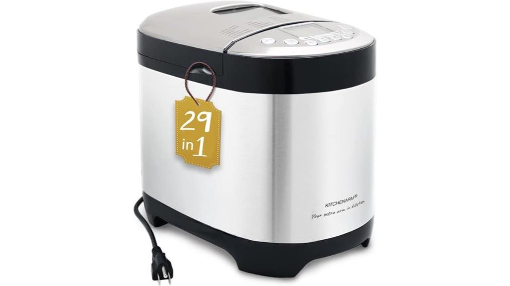 versatile 29 in 1 bread maker