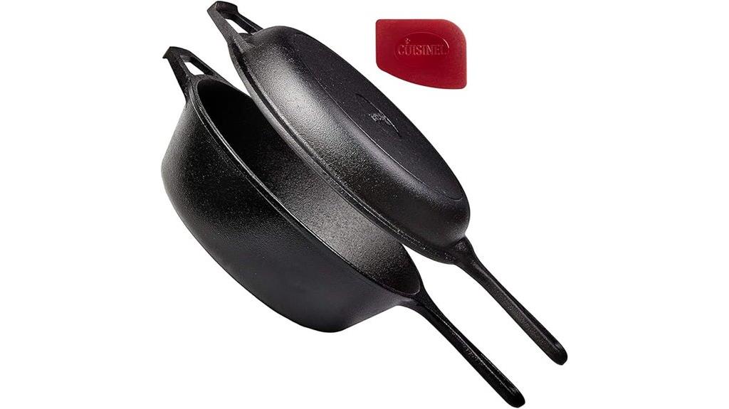 versatile cast iron cookware