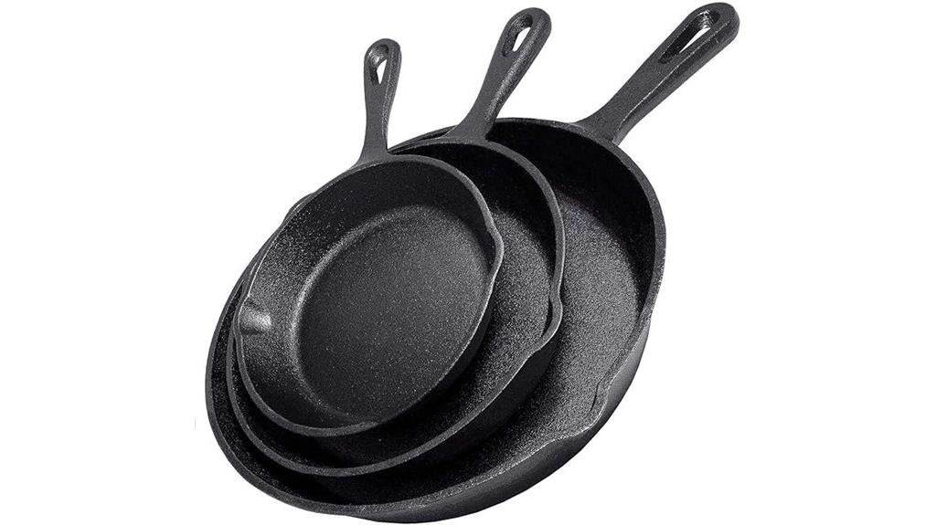 versatile cast iron pans