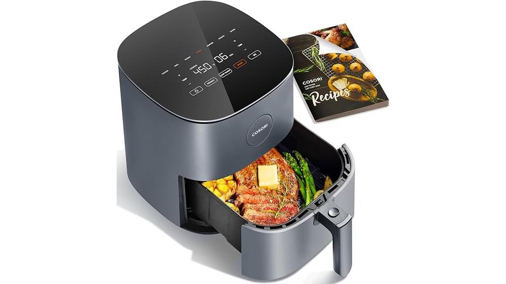 versatile compact air fryer