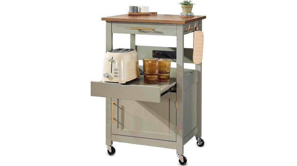 versatile mobile kitchen storage