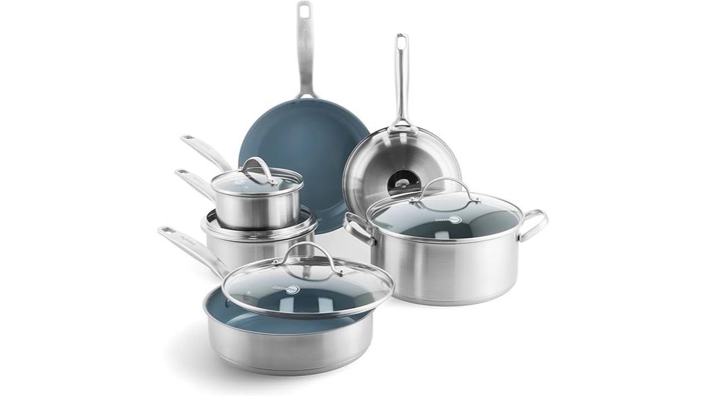 versatile non stick cookware set