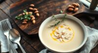 victorian style almond soup