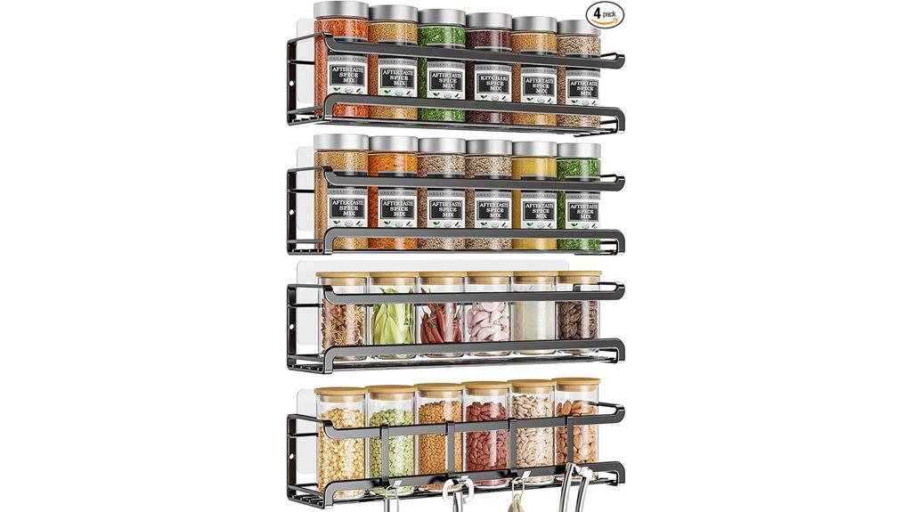 wall mounted spice organizers