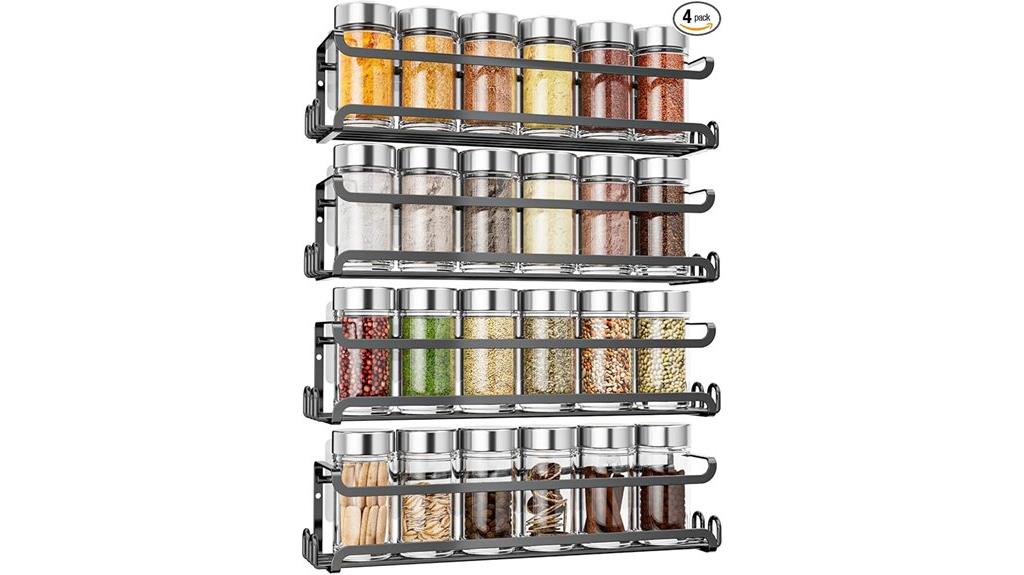 wall mounted spice rack