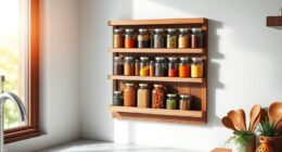 wall mounted spice rack solutions