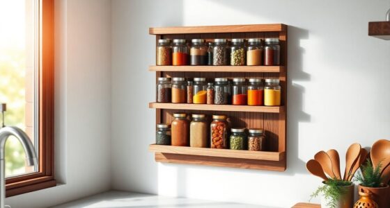 wall mounted spice rack solutions