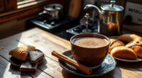 warm mexican chocolate drink