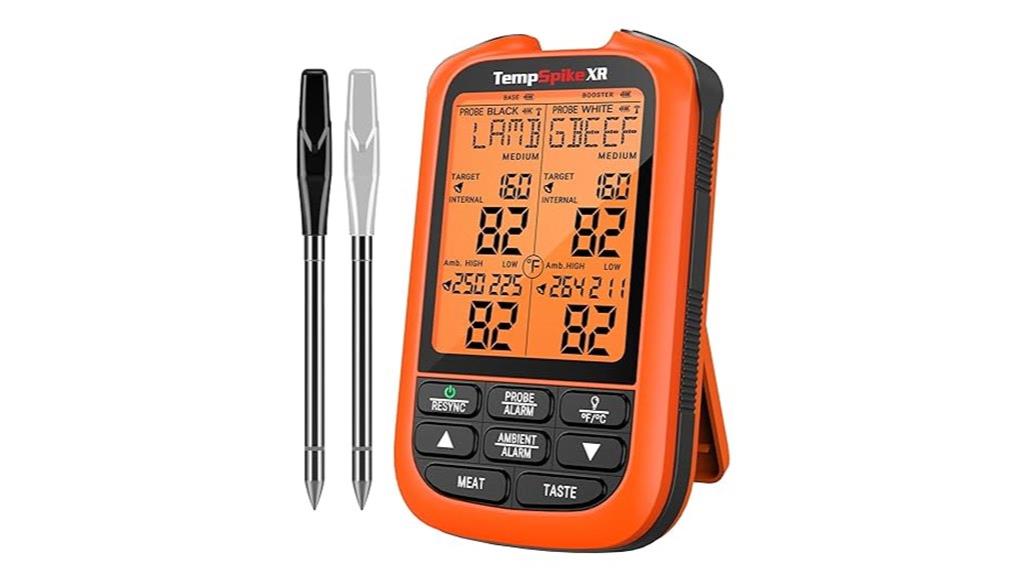 wireless meat thermometer device