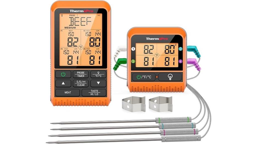 wireless meat thermometer probes