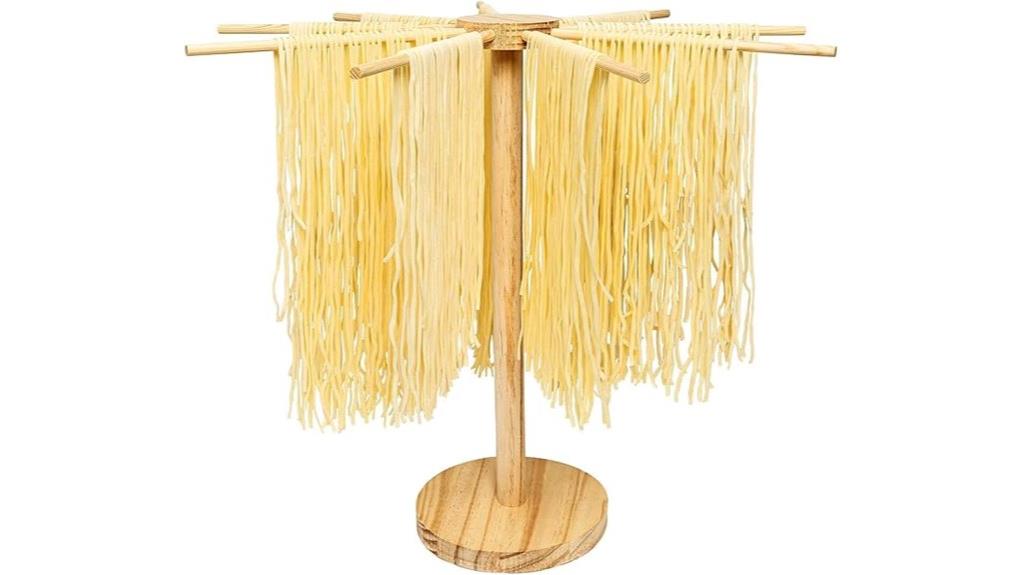 wooden collapsible pasta dryer