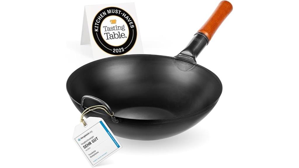 yosukata carbon steel wok