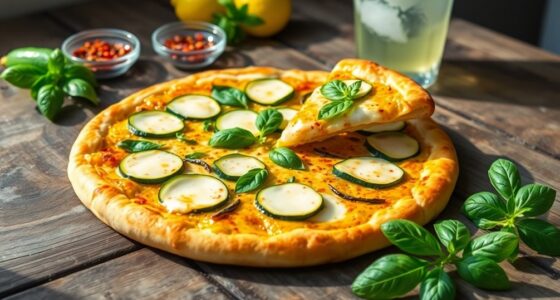 zucchini based pizza alternative