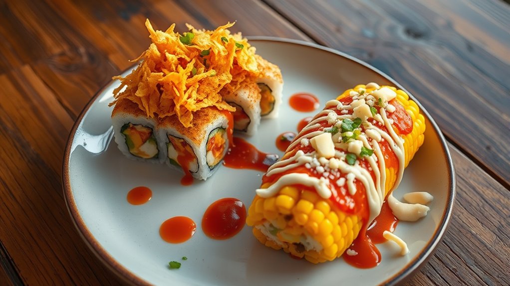 combining global culinary styles