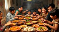 global family meal customs
