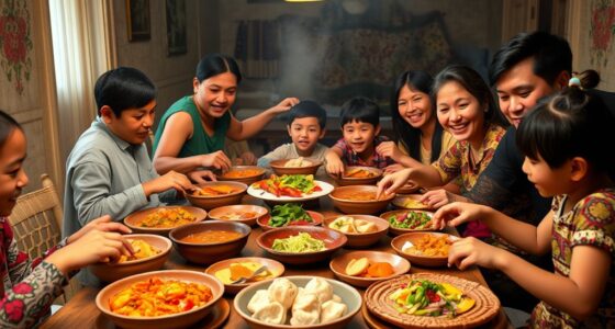 global family meal customs