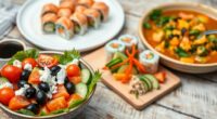 healthy international lunch options