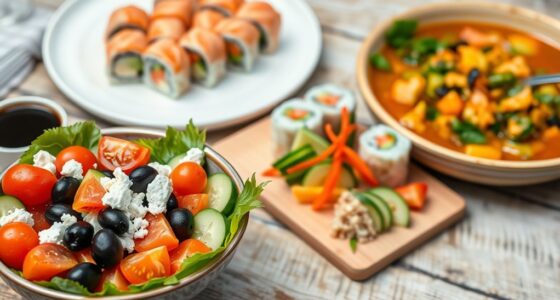 healthy international lunch options