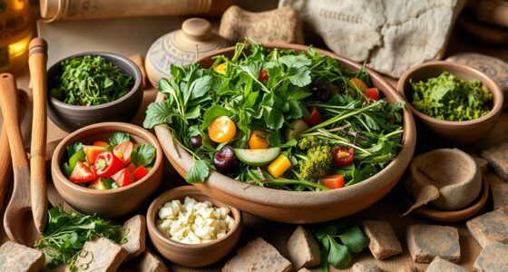 historical roots of salads