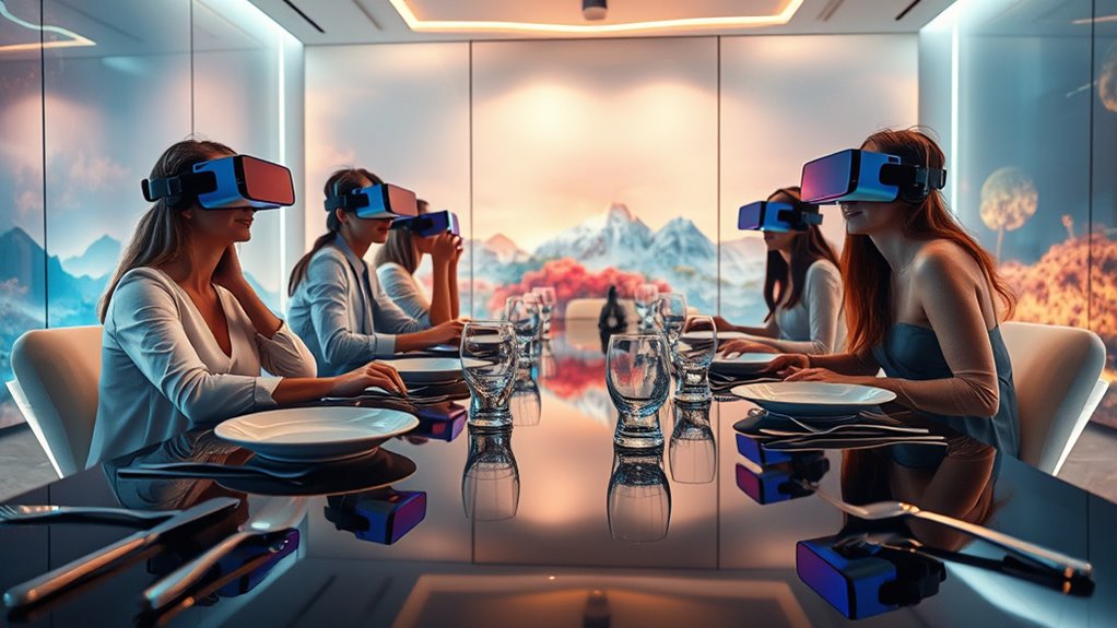 immersive virtual dining experience