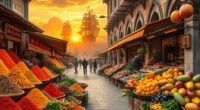 trade routes shaping cuisines