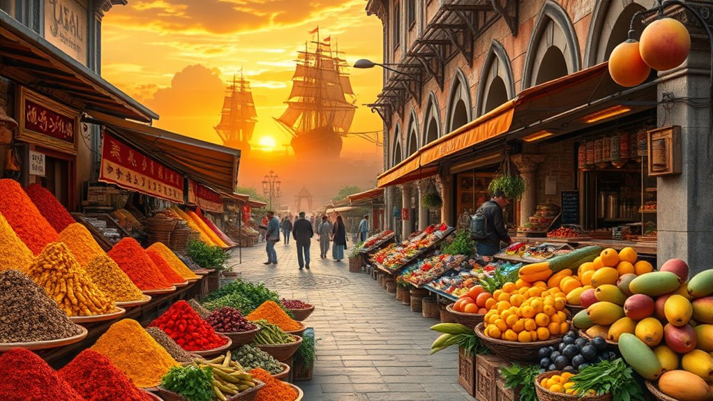 trade routes shaping cuisines