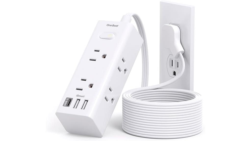 10 foot multi outlet extension