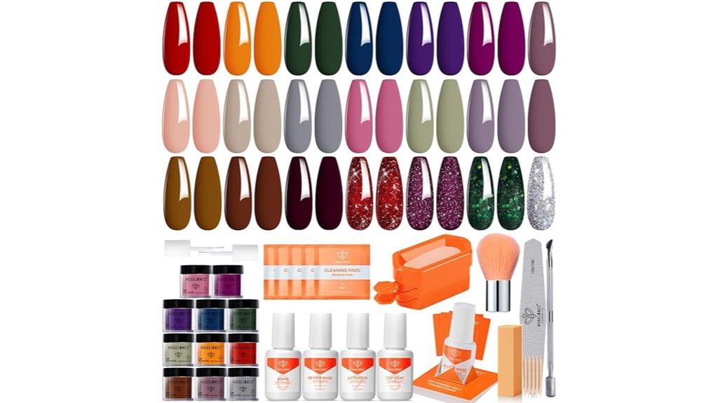 20 color dip powder kit