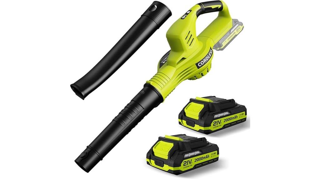 21v cordless leaf blower pack