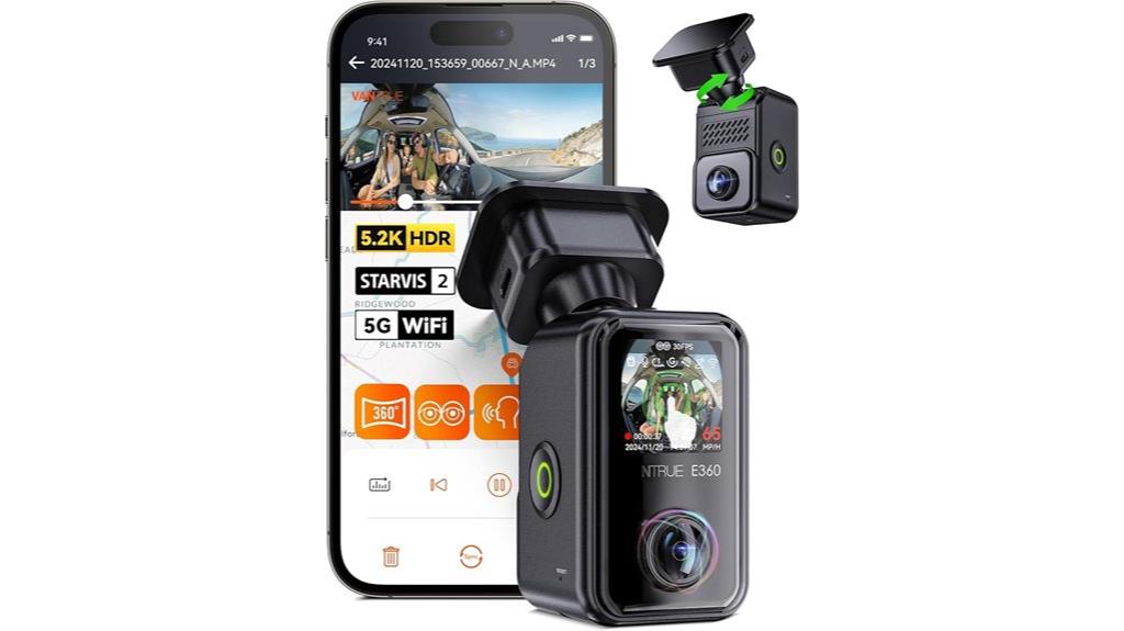 360 5 2k dash cam