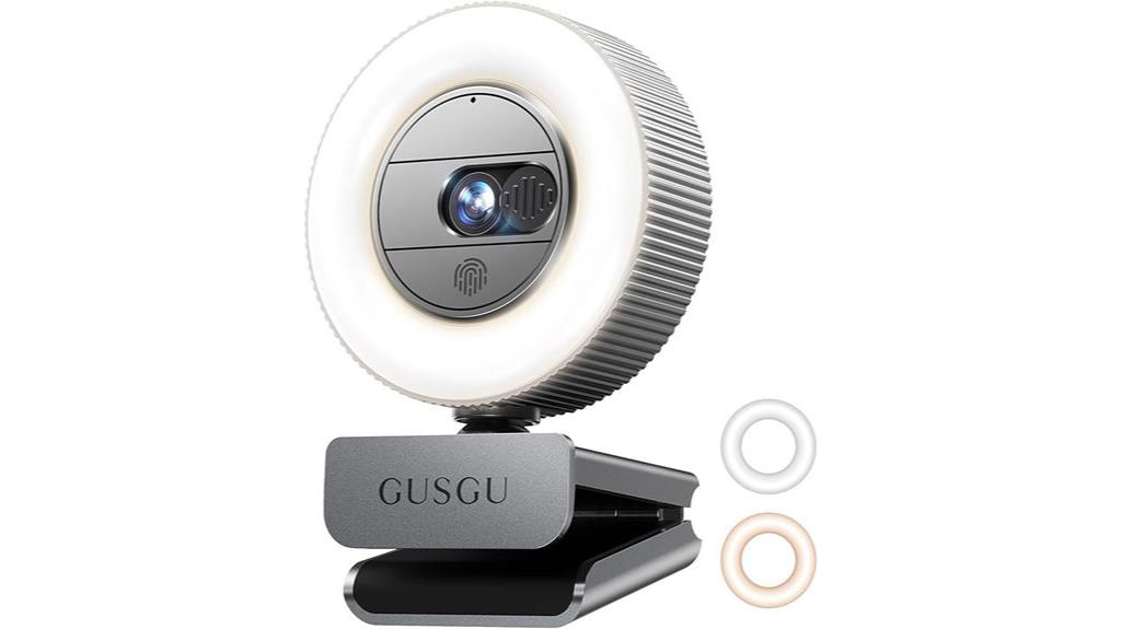 4k webcam with microphone