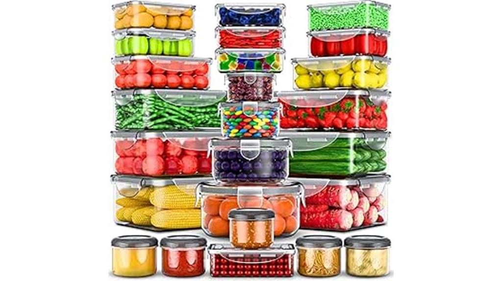 50 piece airtight storage set
