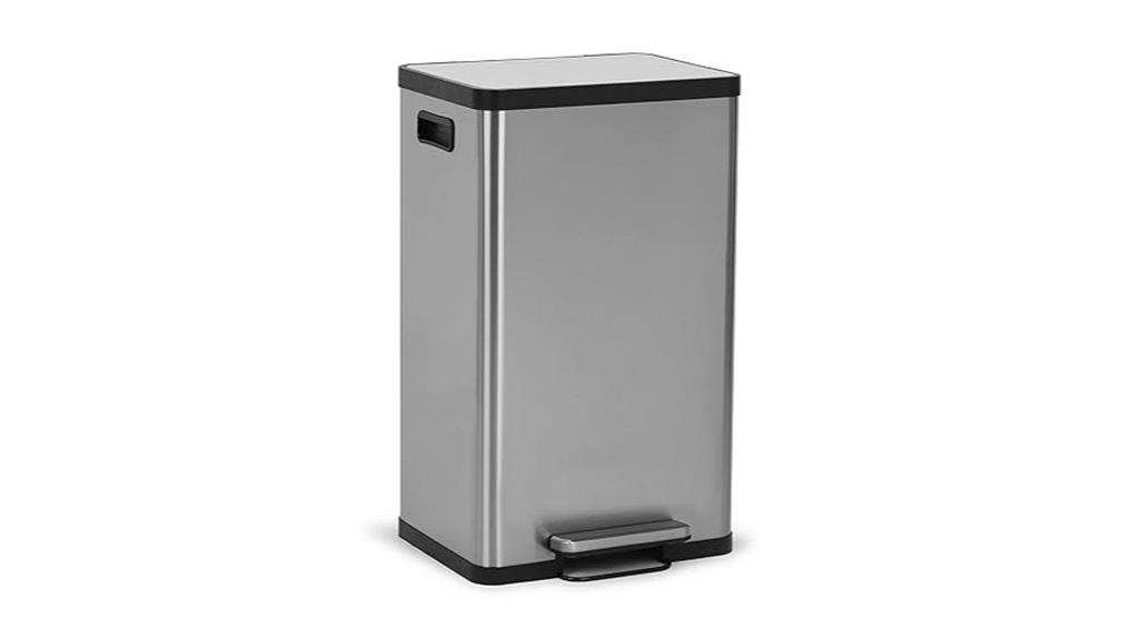 50l stainless steel trash can