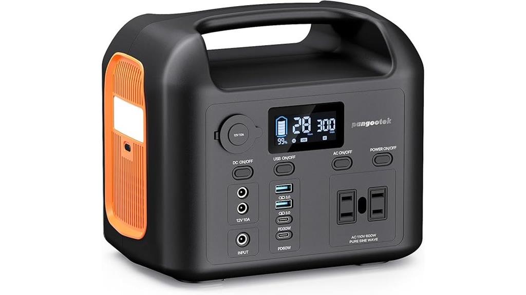 600w lifepo4 solar generator