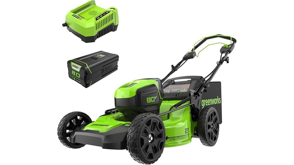80v brushless lawn mower