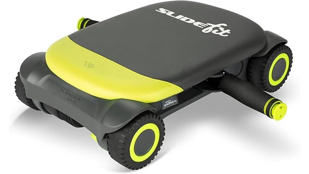 ab roller with four wheels